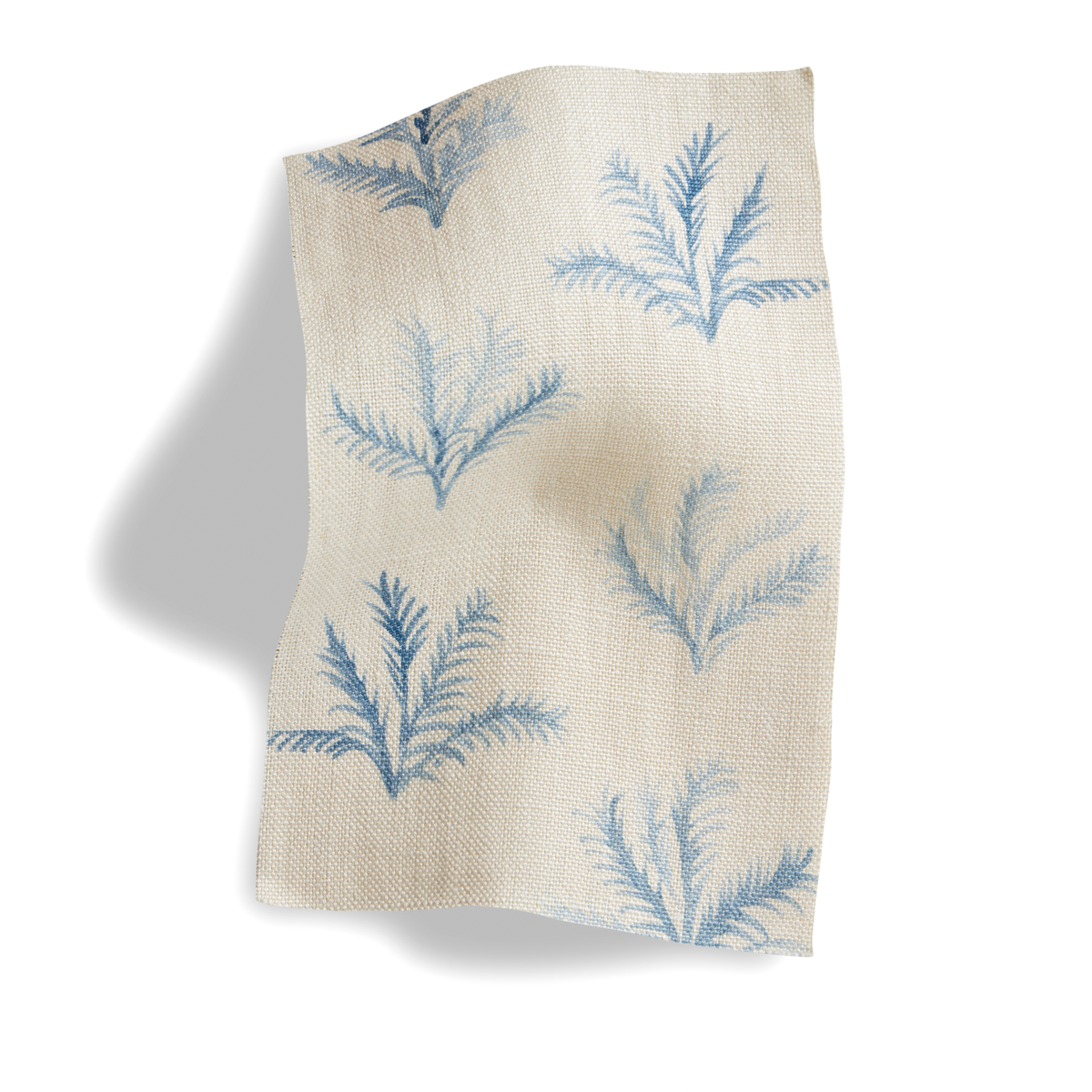 Little Palm Fabric in Light Blue