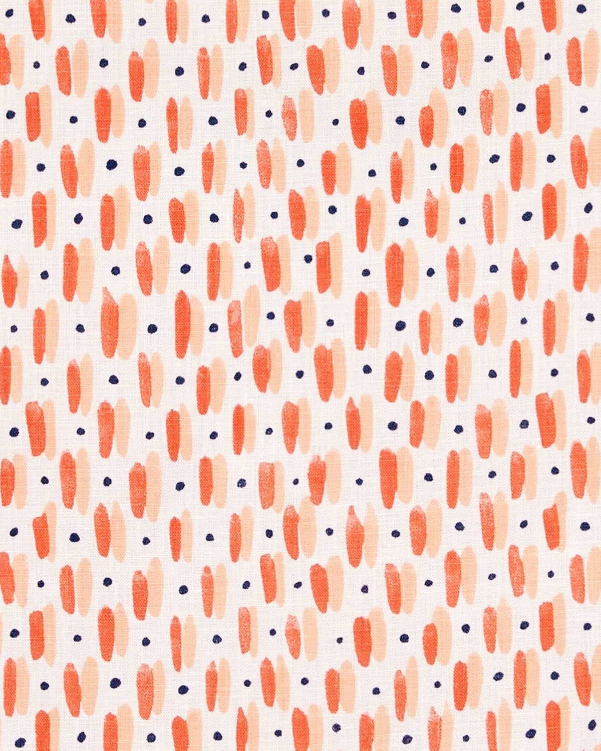 Marconi Fabric in Coral/Navy