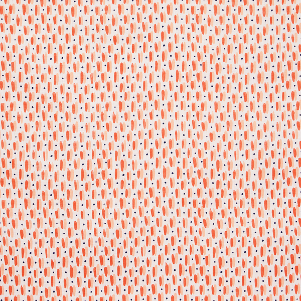 Marconi Fabric in Coral/Navy