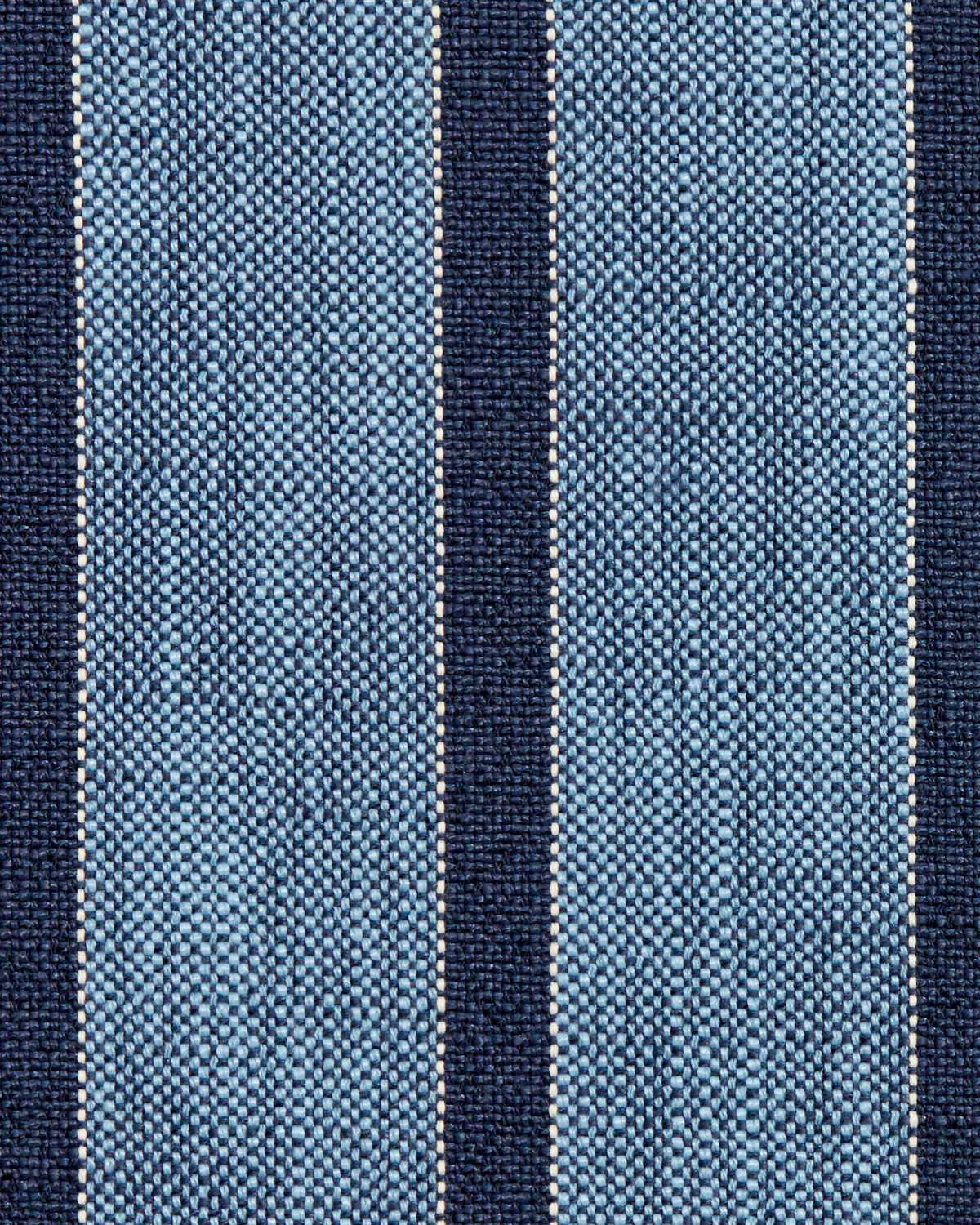 Market Stripe Fabric in Navy/Blue