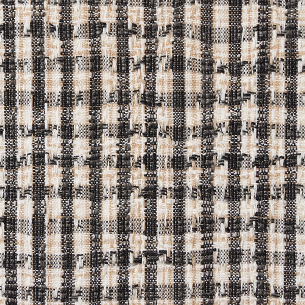 Mini Check Fabric in Black