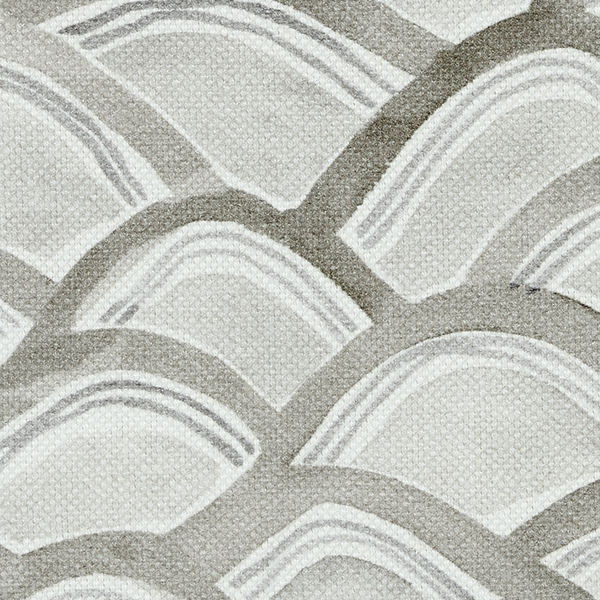 Mountains Fabric in Gray