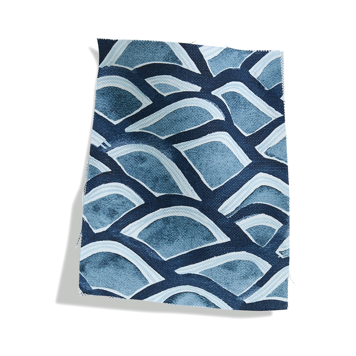 Mountains Fabric in Navy