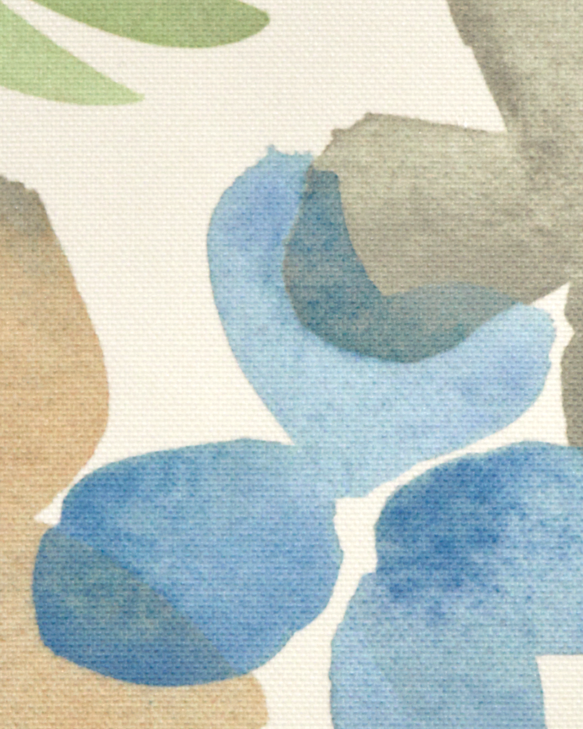 Perennial Blooms Fabric in Gray/Blue