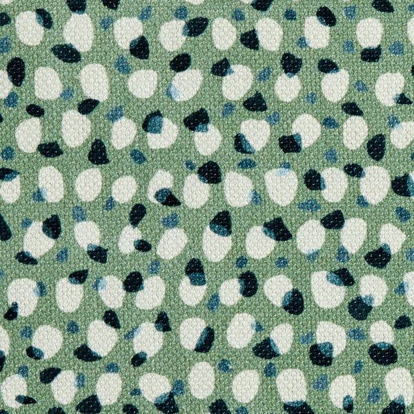 Scattered Dot Fabric in Green