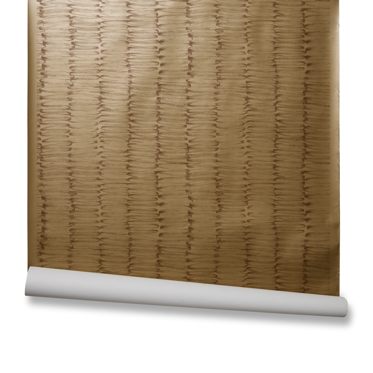 Scribble Wallpaper in Gold Leaf