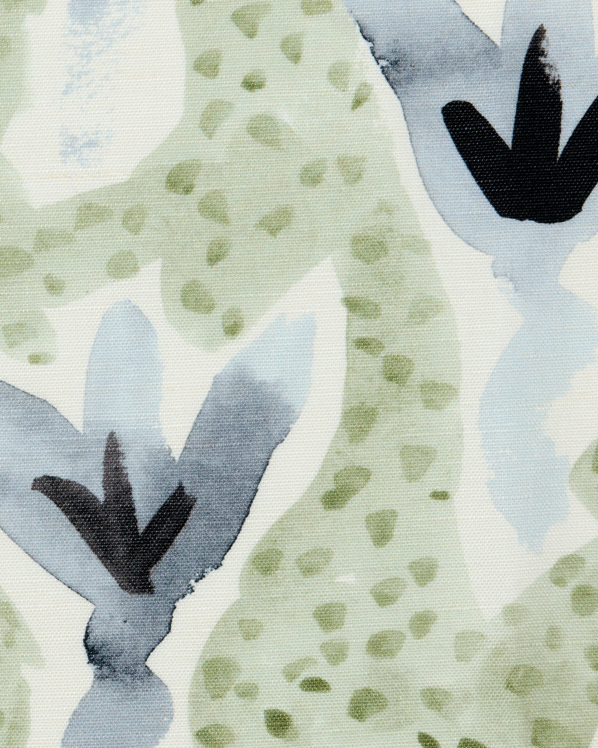 Sprigs Fabric in Green/Blue