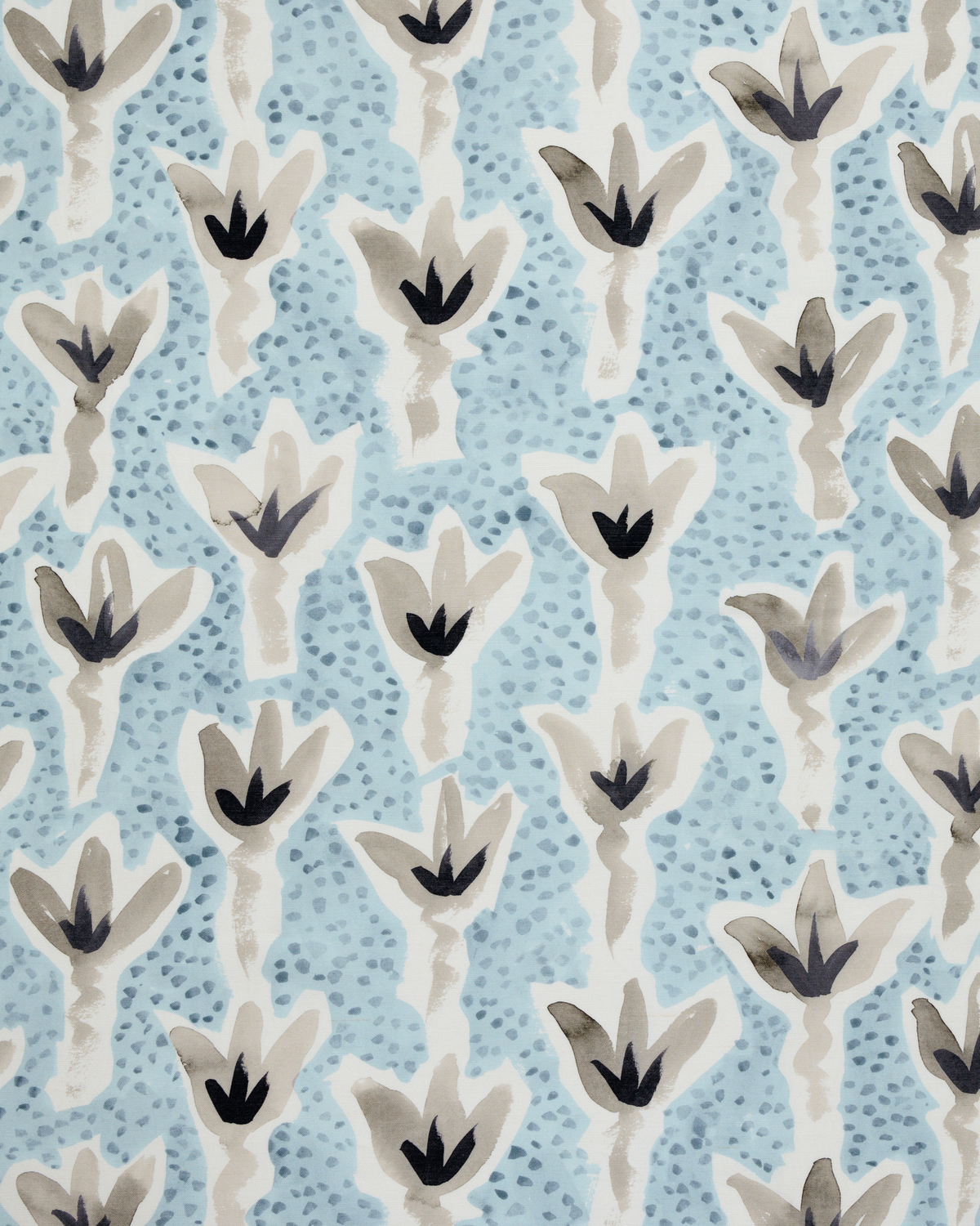 Sprigs Fabric in Light Blue