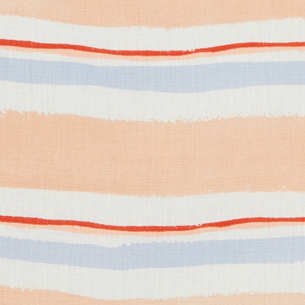 Summer Stripe Fabric in Multi Blush
