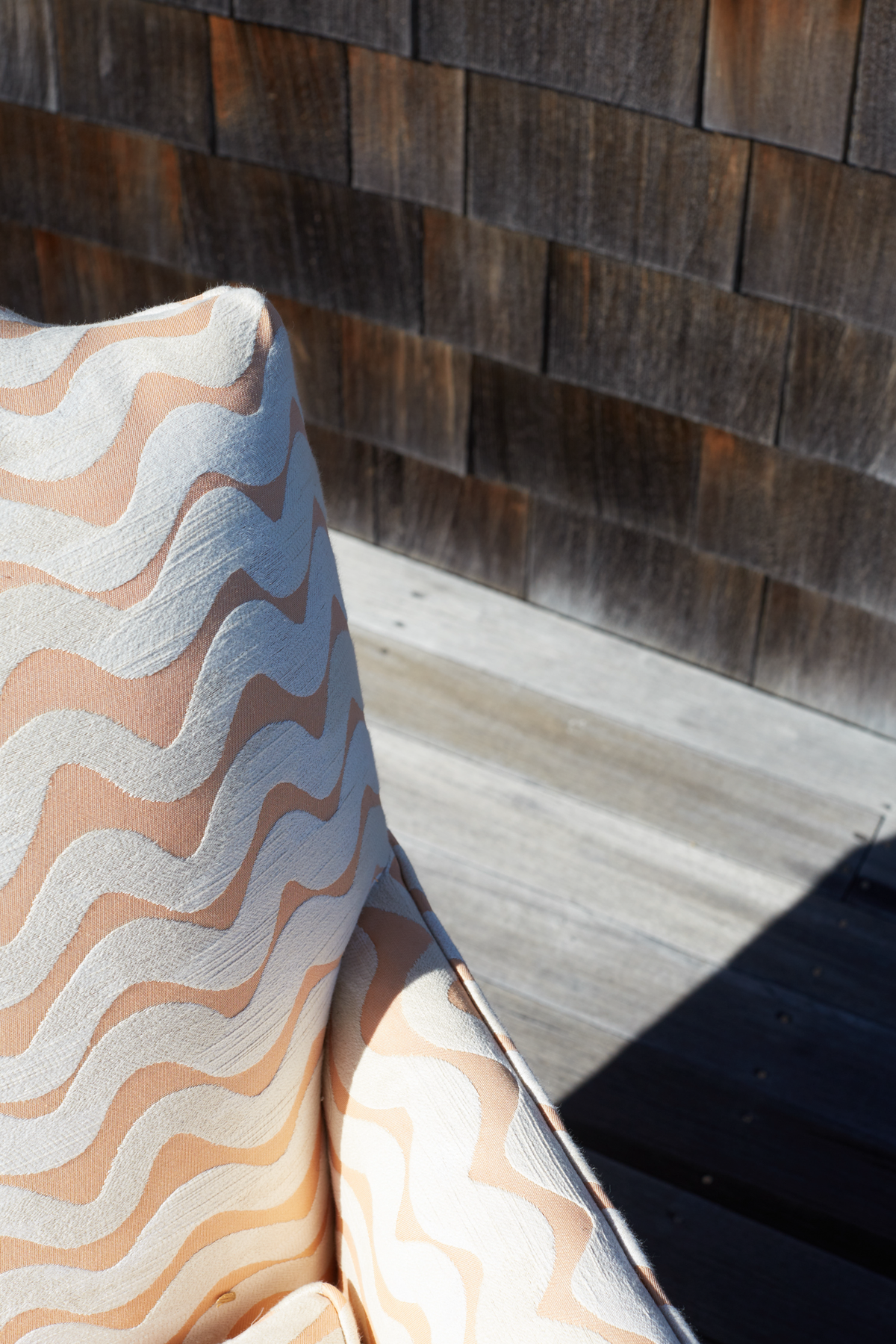 Tidal Wave in Peach Upholstery