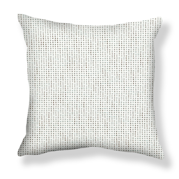 Briar Pillow in Taupe / Mint
