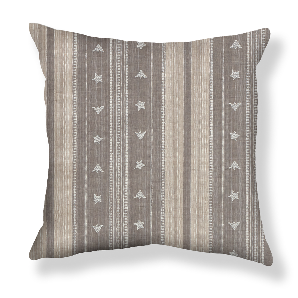 Gray sales stripe pillow