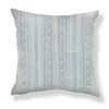 Budding Stripe Pillow in Light Blue Image 2