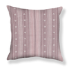Budding Stripe Pillow in Lilac Image 2