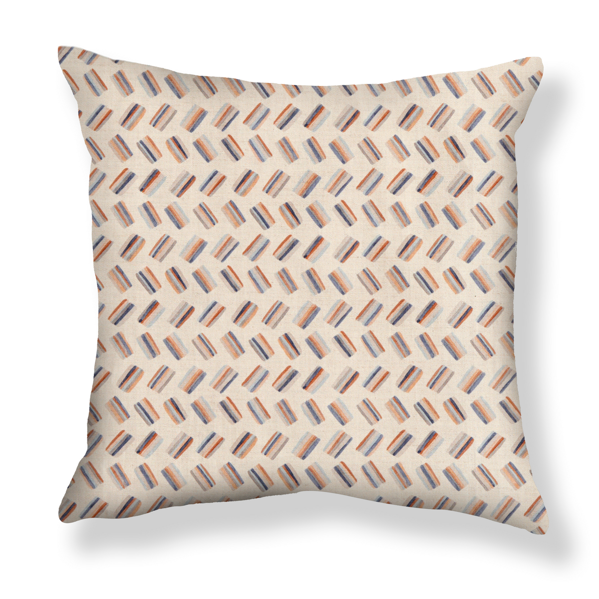 Candy Pillow in Peach/Blue