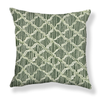 Carved Ogee Pillow in Forest Green Image 1