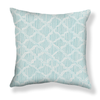 Carved Ogee Pillow in Lagoon Blue Image 1