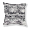 Dashes Pillow in Midnight Black Image 1