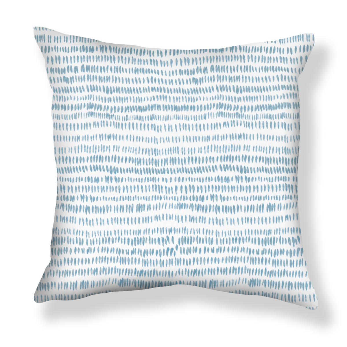 Dashes Pillow in Ocean Blue