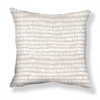 Dashes Pillow in White/Natural Image 1