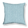 Dotted Lines Pillow in Light Blues Image 1