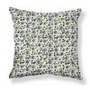 Floral Trellis Pillow in Blue/Green Image 2
