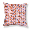 Floral Trellis Pillow in Pink/Rust Image 2