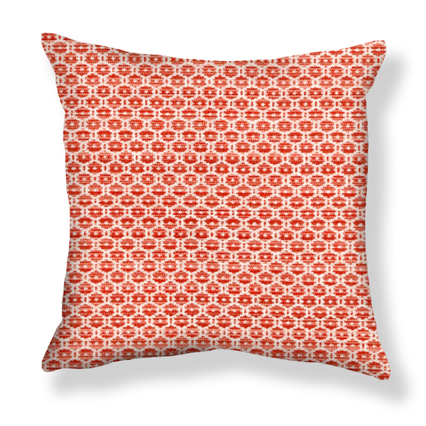 Floret Pillow in Coral