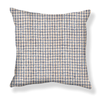 Mini Check Pillow in Blue Image 1