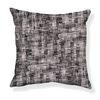 Hatchmarks Pillow in Faded Black Image 1