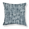 Hatchmarks Pillow in Navy Image 1