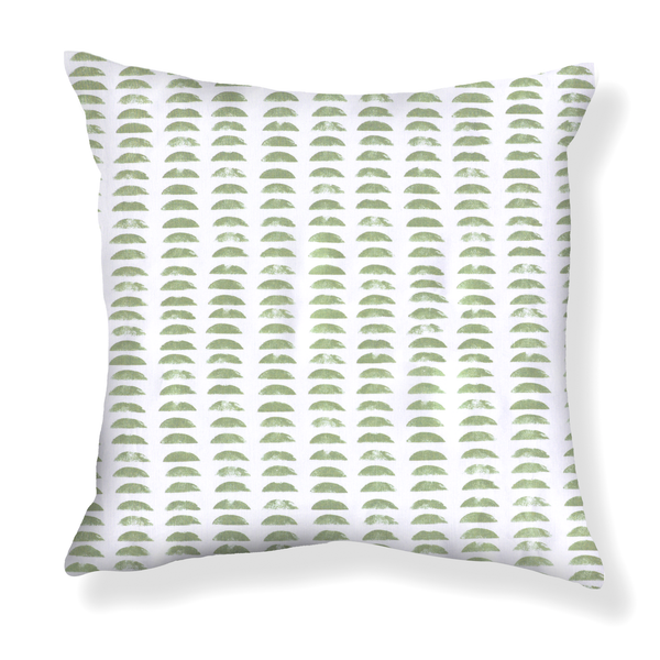 Hills Small Pillow in Green