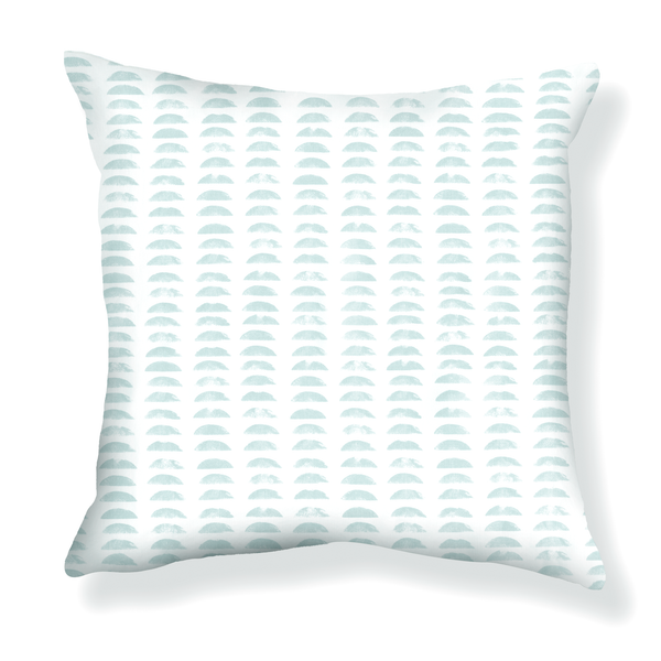 Hills Small Pillow in Pale Marine