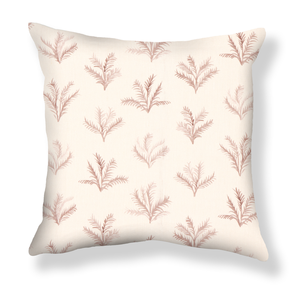 Little Palm Pillow in Taupe