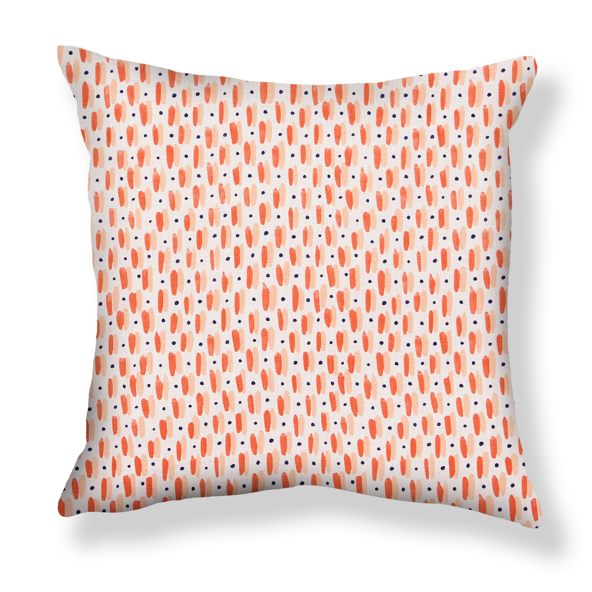 Marconi Pillow in Coral/Navy