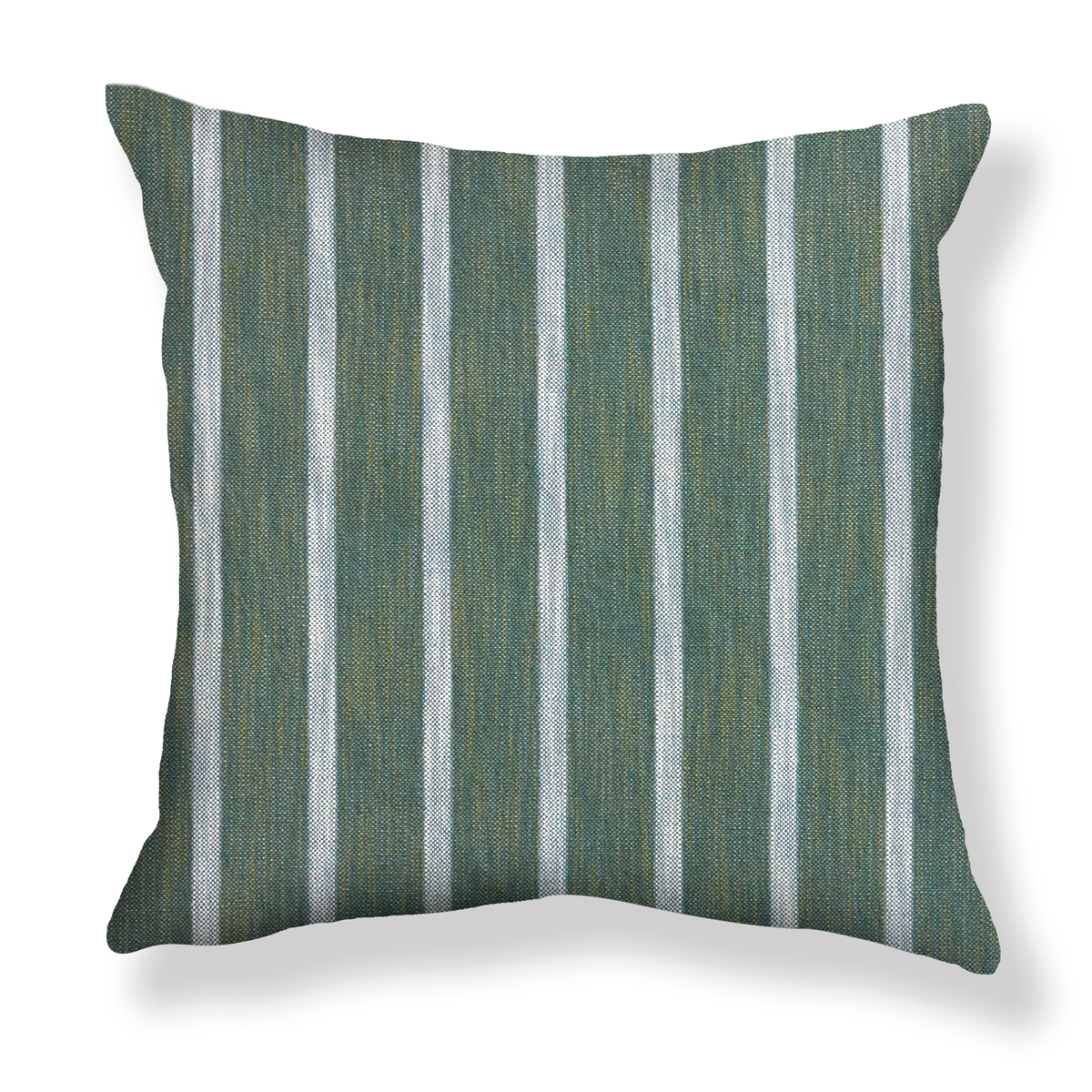 Market Stripe Pillow in Green