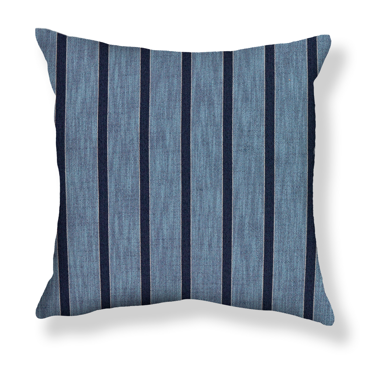 Market Stripe Pillow in Navy/Blue