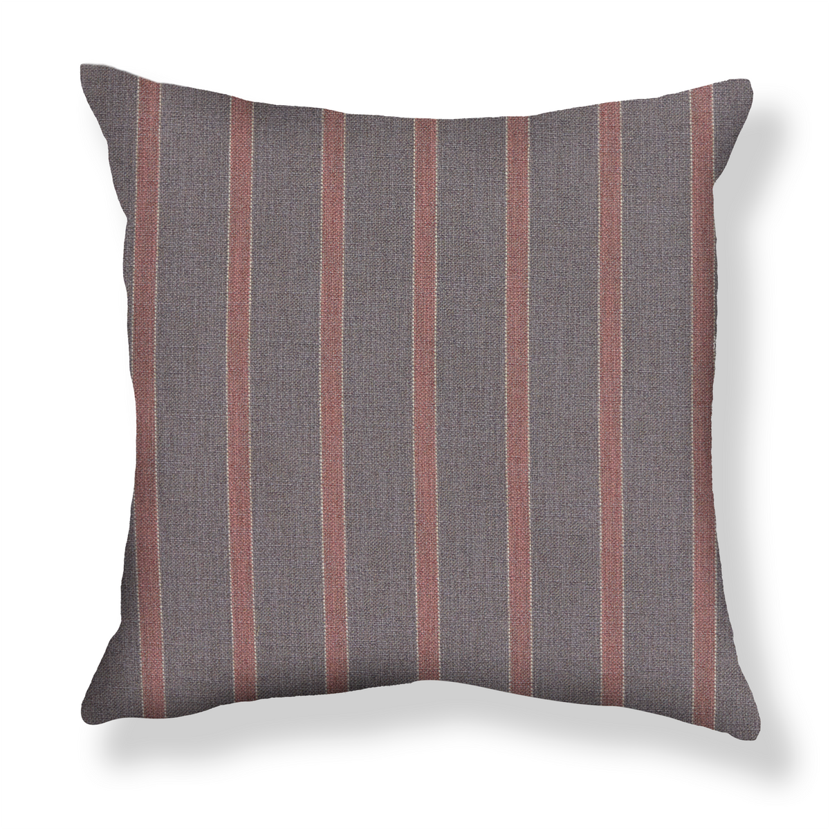 Market Stripe Pillow in Plum