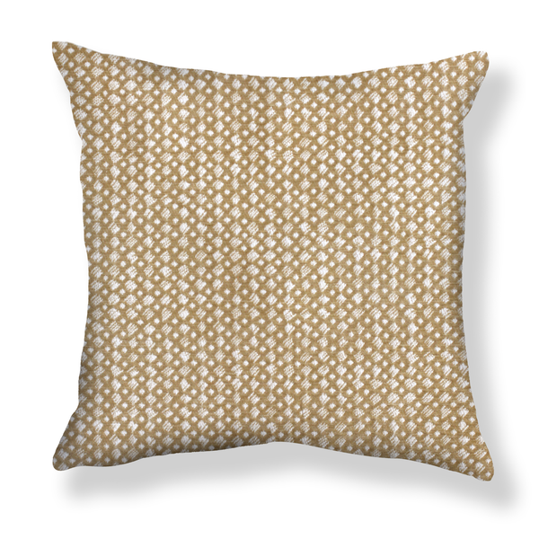 Mini Diamonds Pillow in Dark Sand