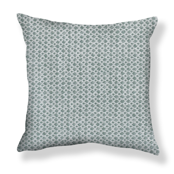 Mini Diamonds Pillow in Ice/Marine