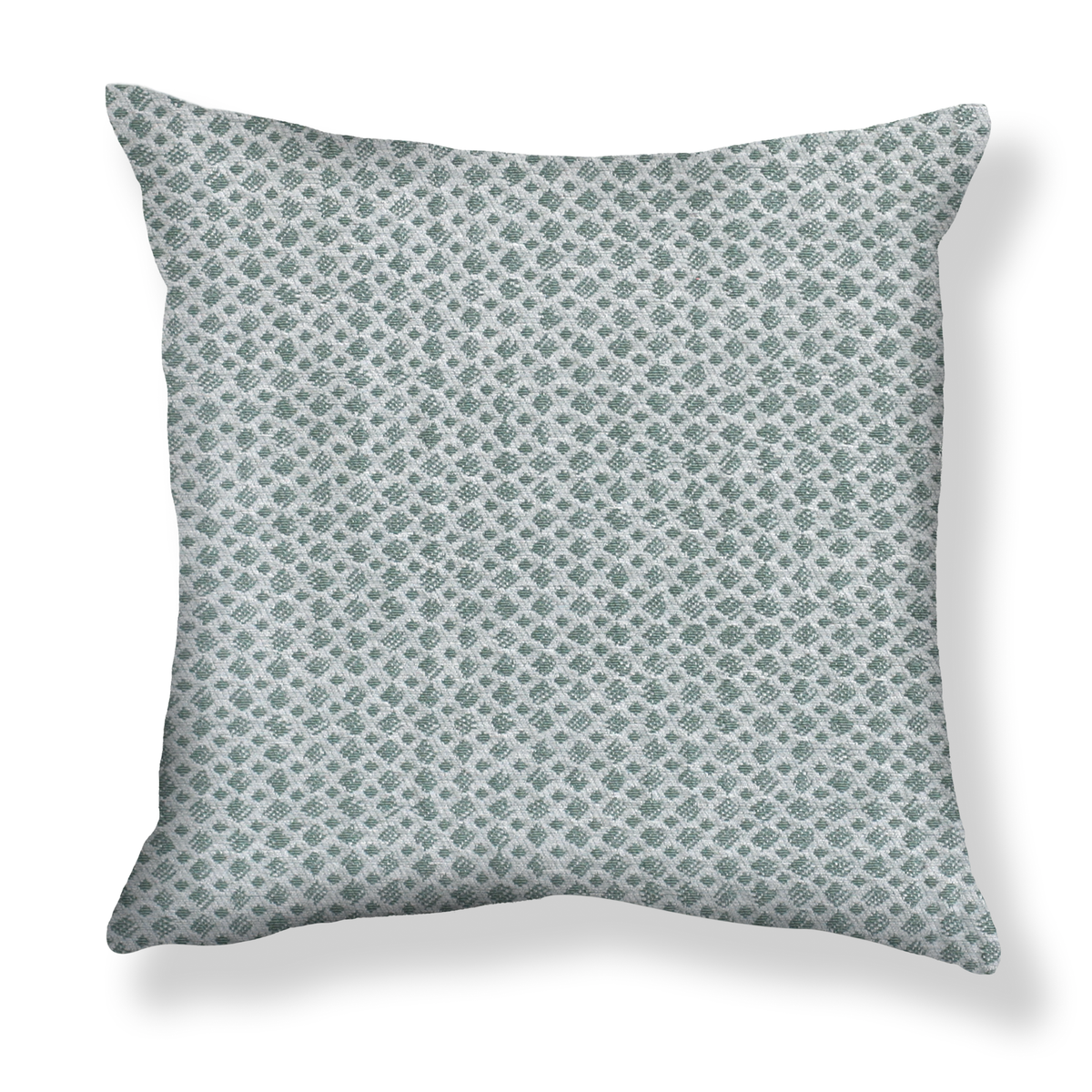 Mini Diamonds Pillow in Ice/Marine