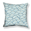 Mountains Pillow in Light Blue Image 2