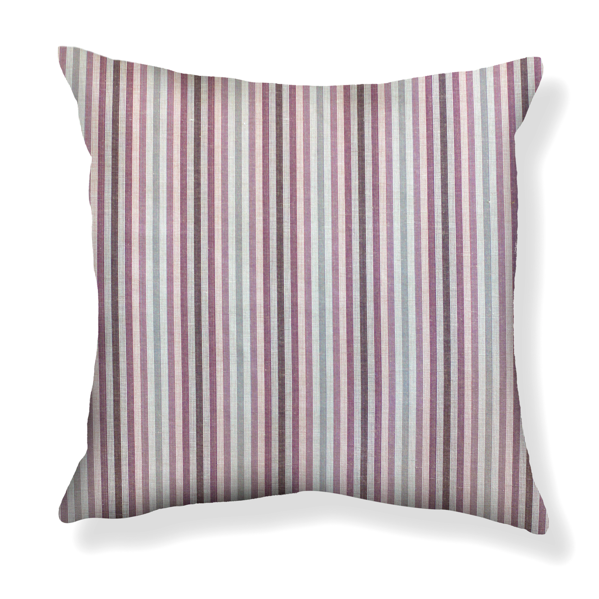 Ombré Stripe Pillow in Faded Purple