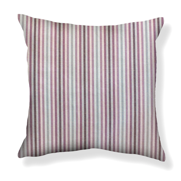 Ombré Stripe Pillow in Faded Purple