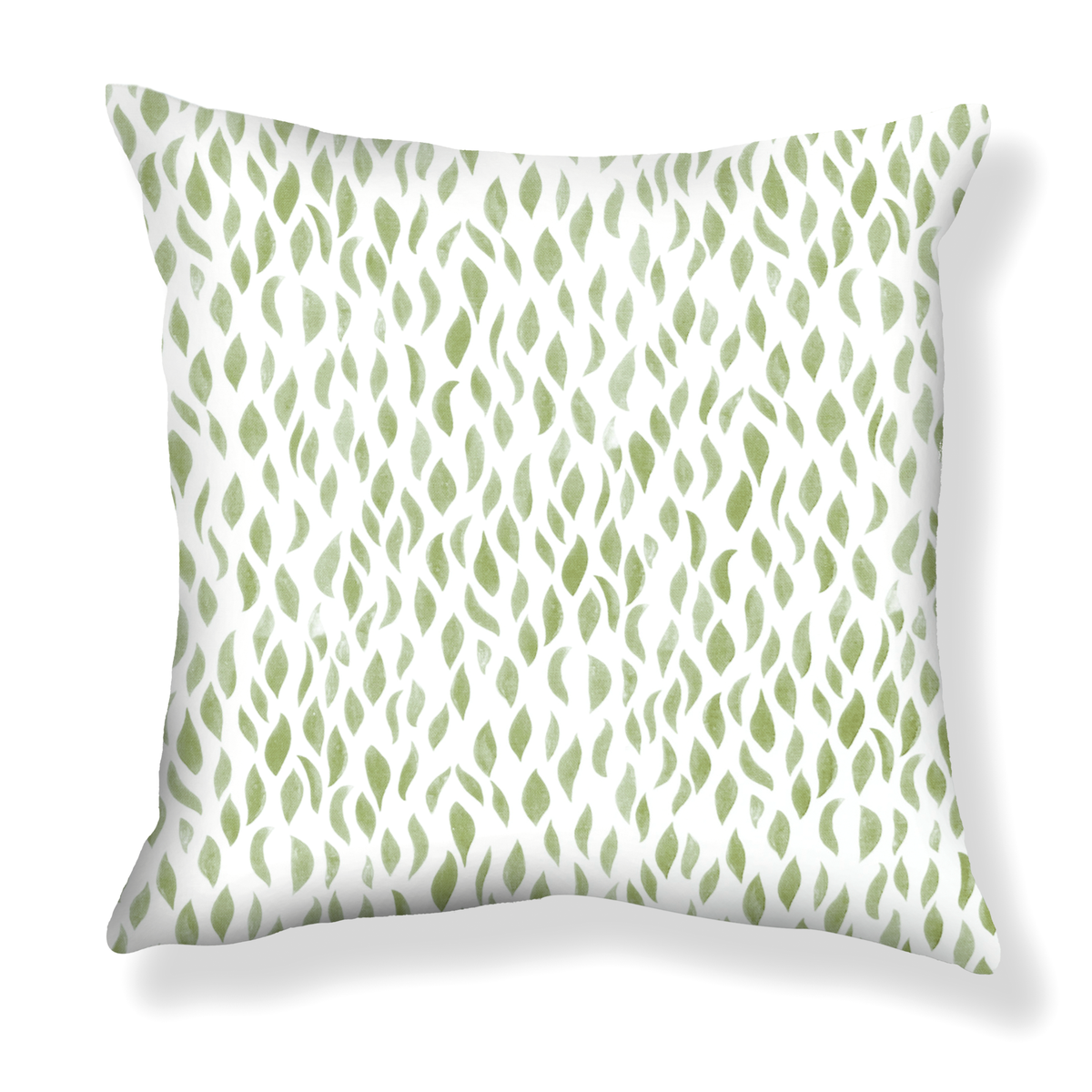Petals Pillow in Light Green