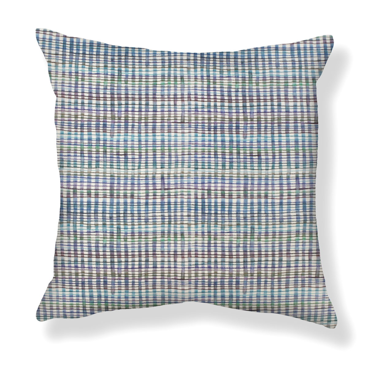 Picnic Pillow in Multi-Dark Blue