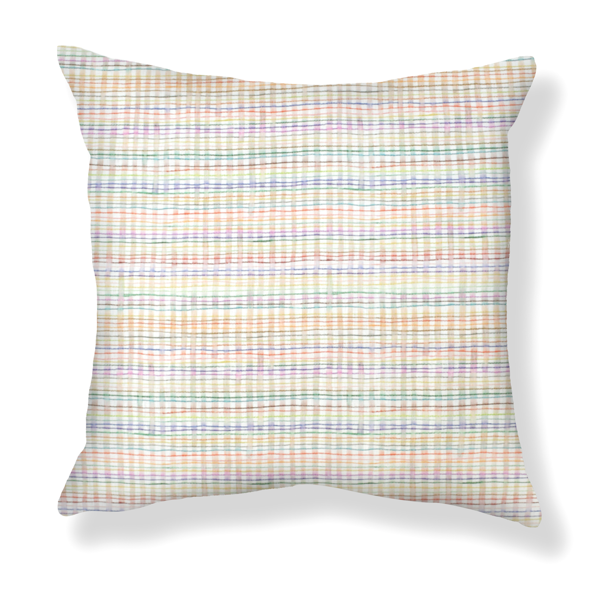 Picnic Pillow in Rainbow