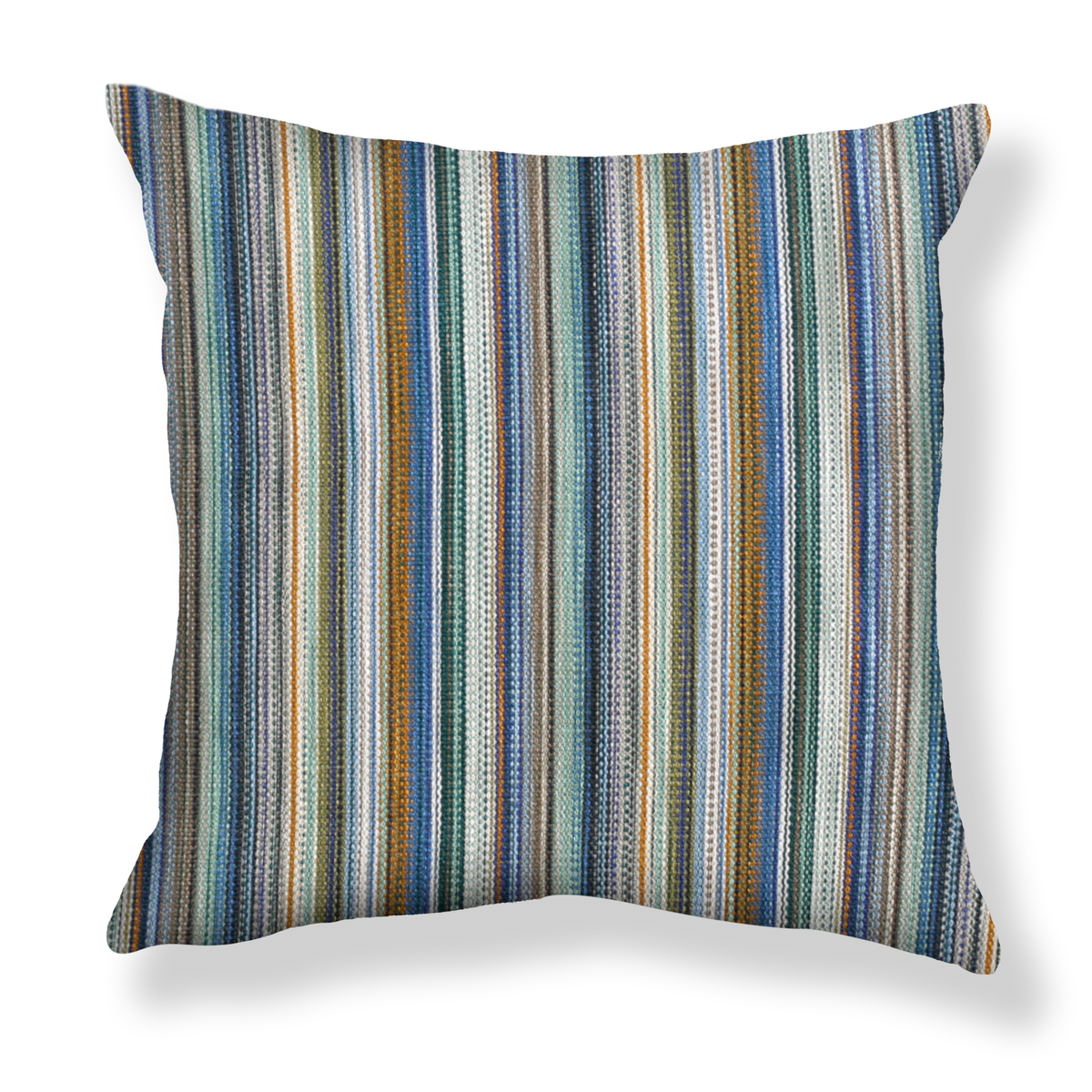 Prism Stripe Pillow in Multi Blue/Green