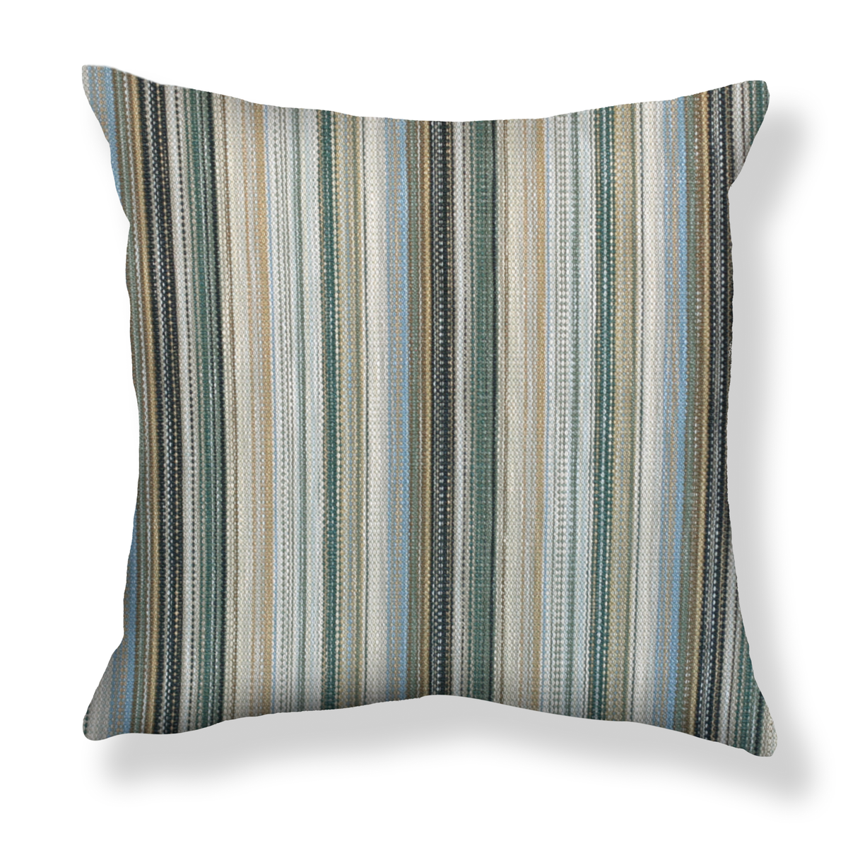 Prism Stripe Pillow in Multi Blue/Sand
