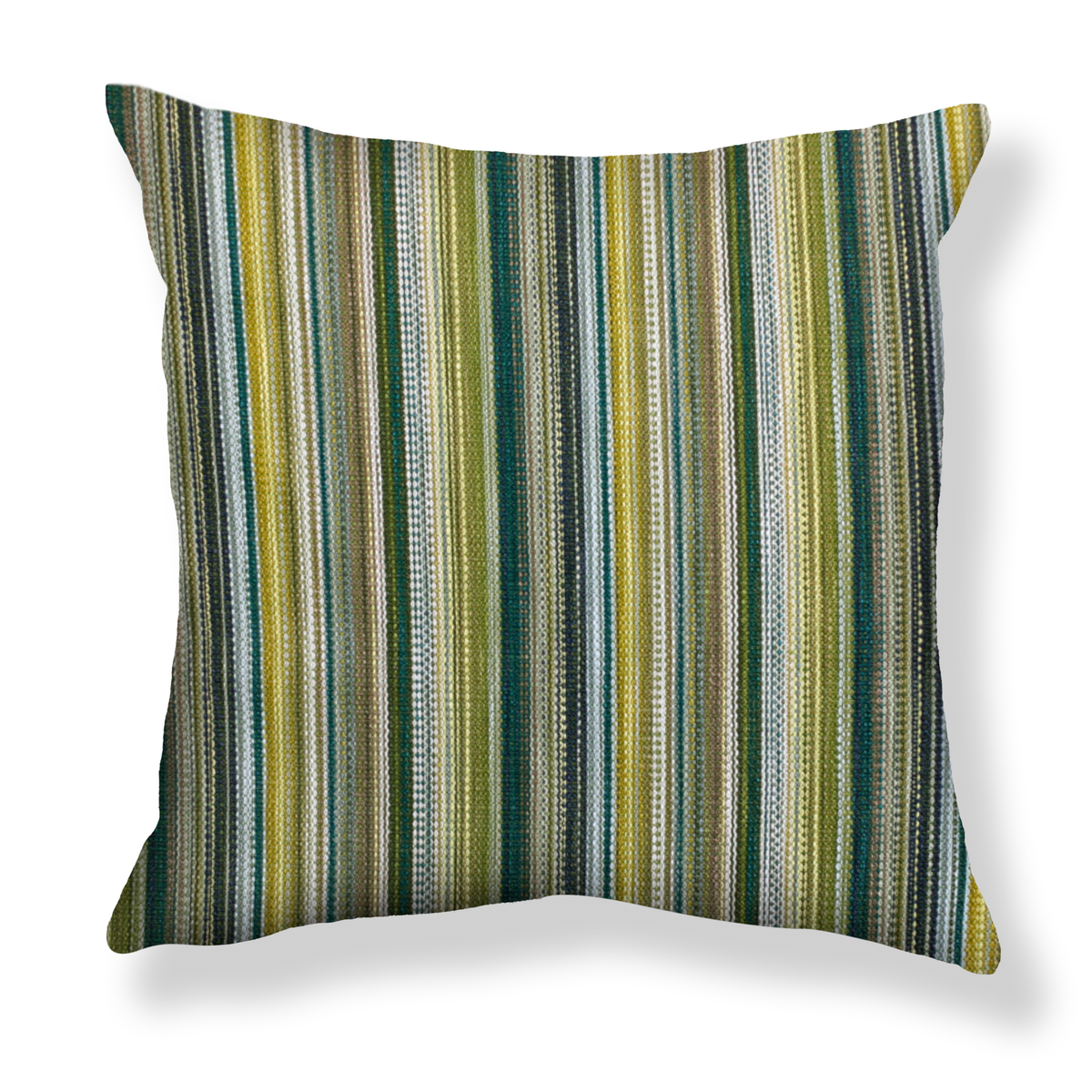 Prism Stripe Pillow in Multi Green